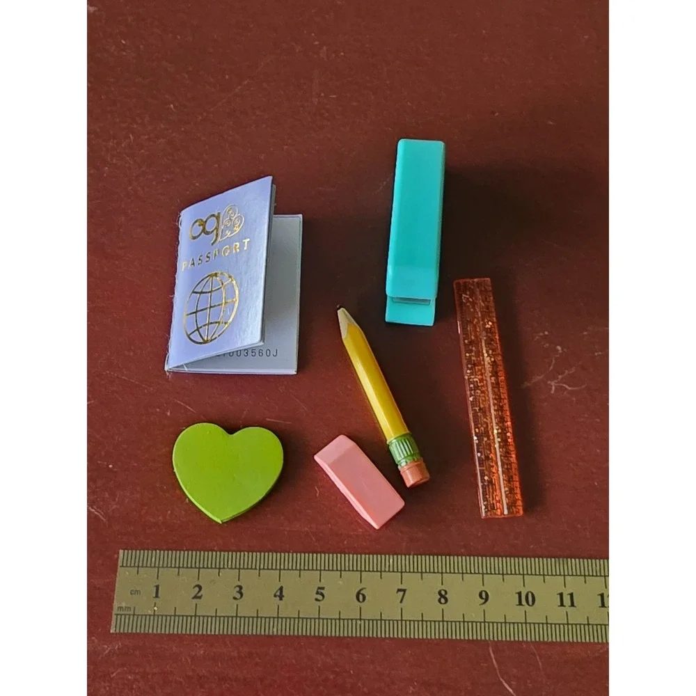 Our Generation Doll School/office Set, Stapler Pencil Ruler Passport